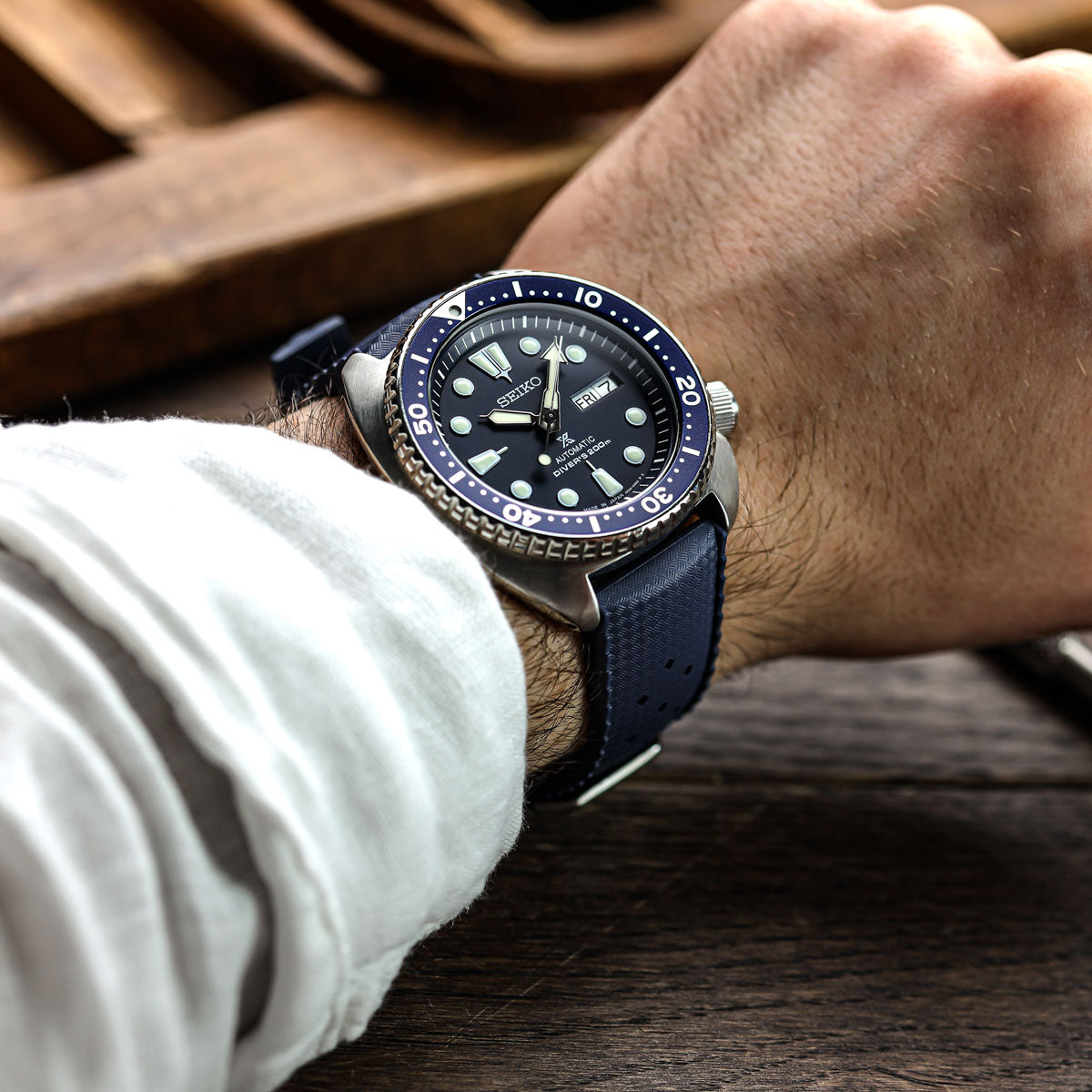 Dive Watch Strap - Navy Blue - ZULUDIVER