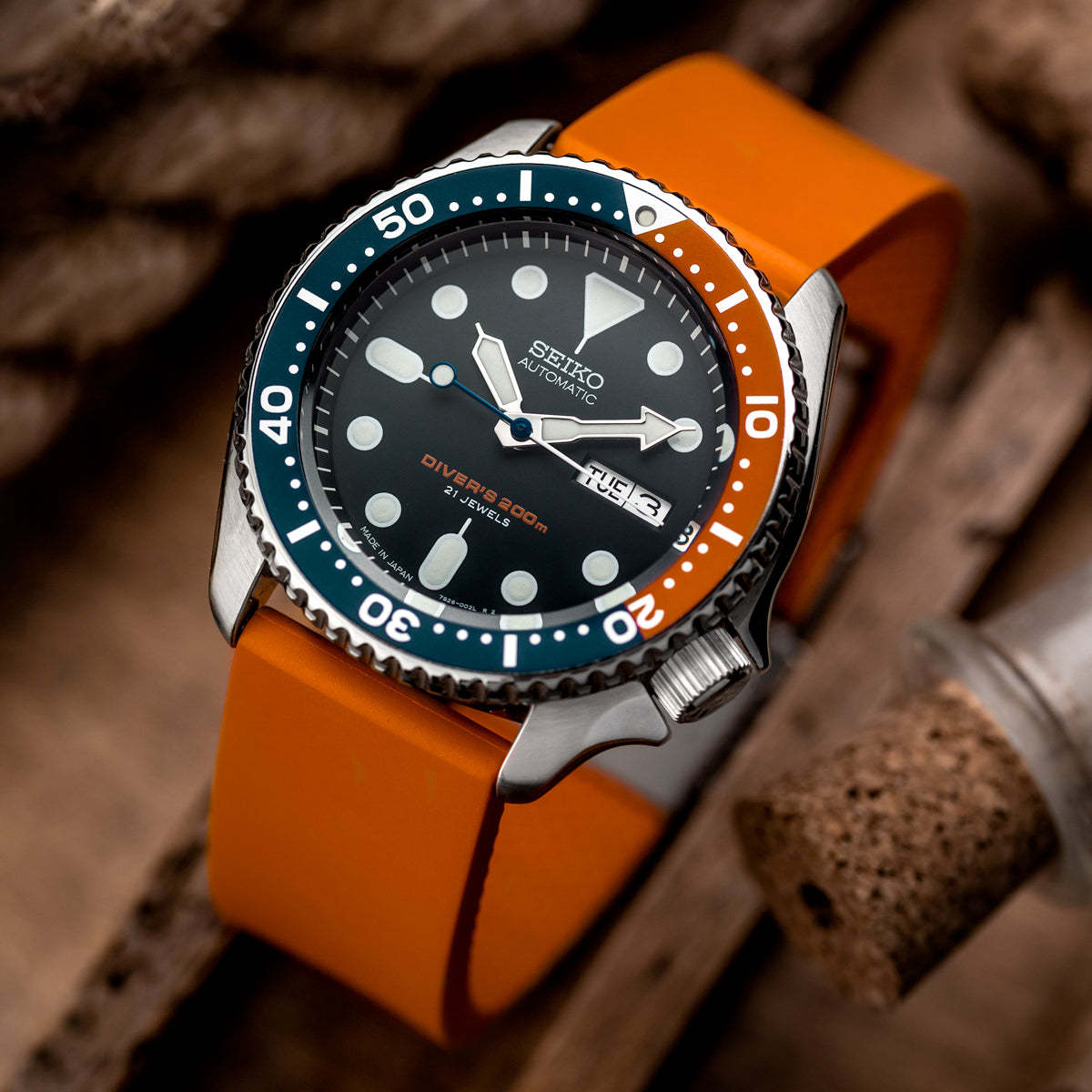 Italian rubber watch strap deals