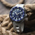 Tropical Regis FKM Rubber Watch Strap - Blue - additional image 2