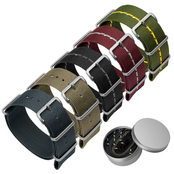 1973 British Military Watch Straps: CADET (Set of 5) - ZULUDIVER