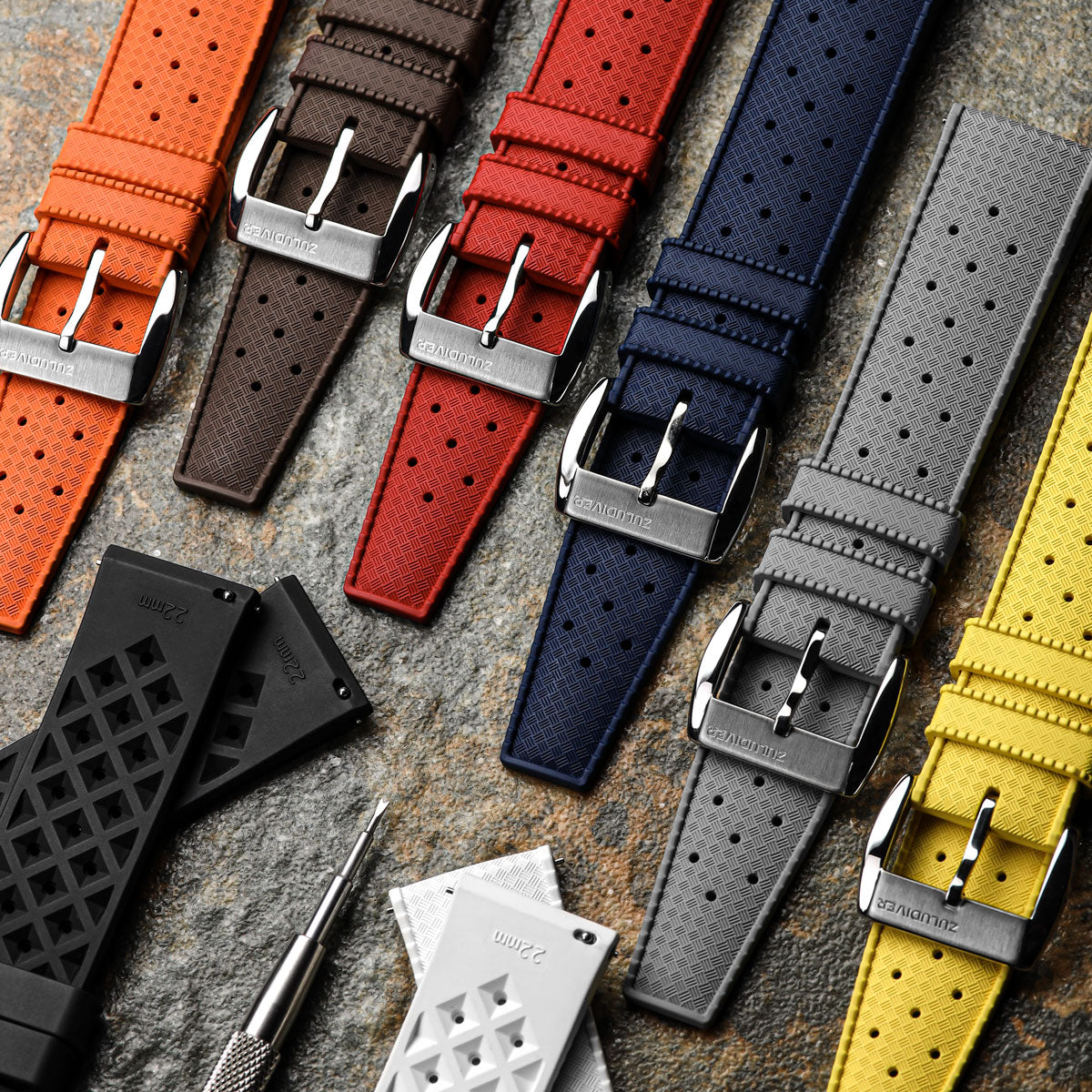 ZULUDIVER Modern Tropical Style Watch Strap