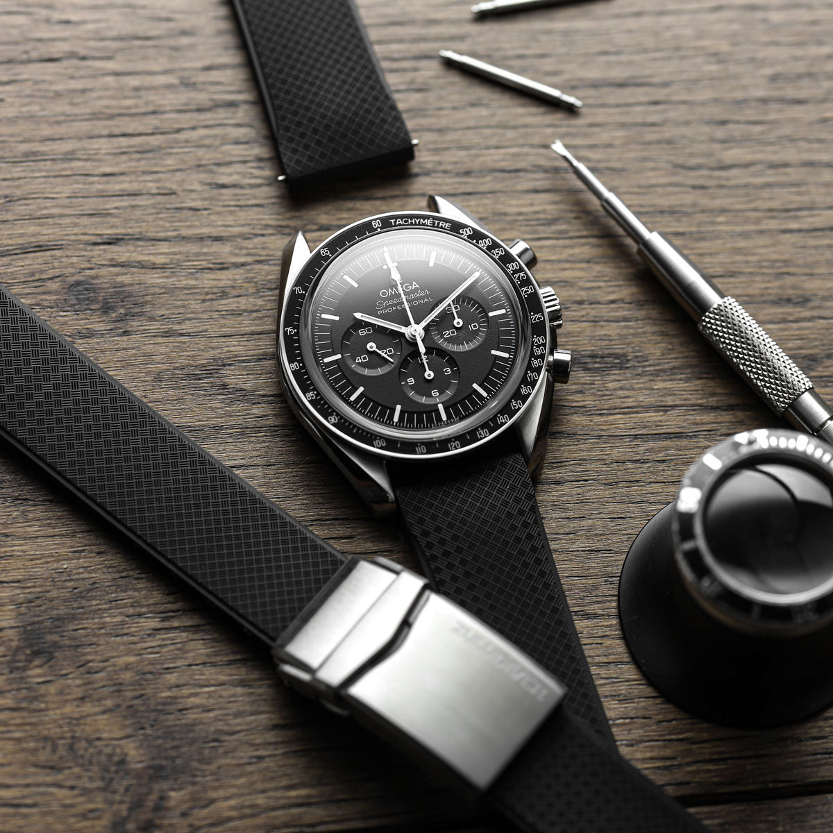 TSUNAMI Rubber Deployant Watch Strap - additional image 1