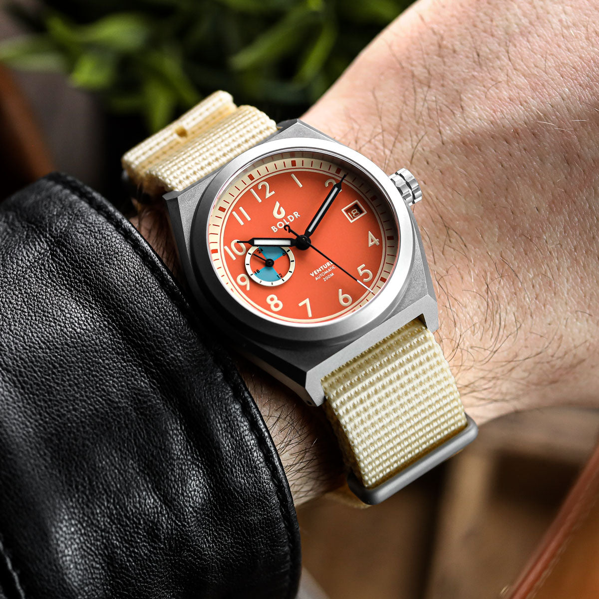 Boldr Venture Wayfarer Tangerine Automatic Watch - additional image 2