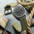Croyde Canvas Watch Strap - Army Green