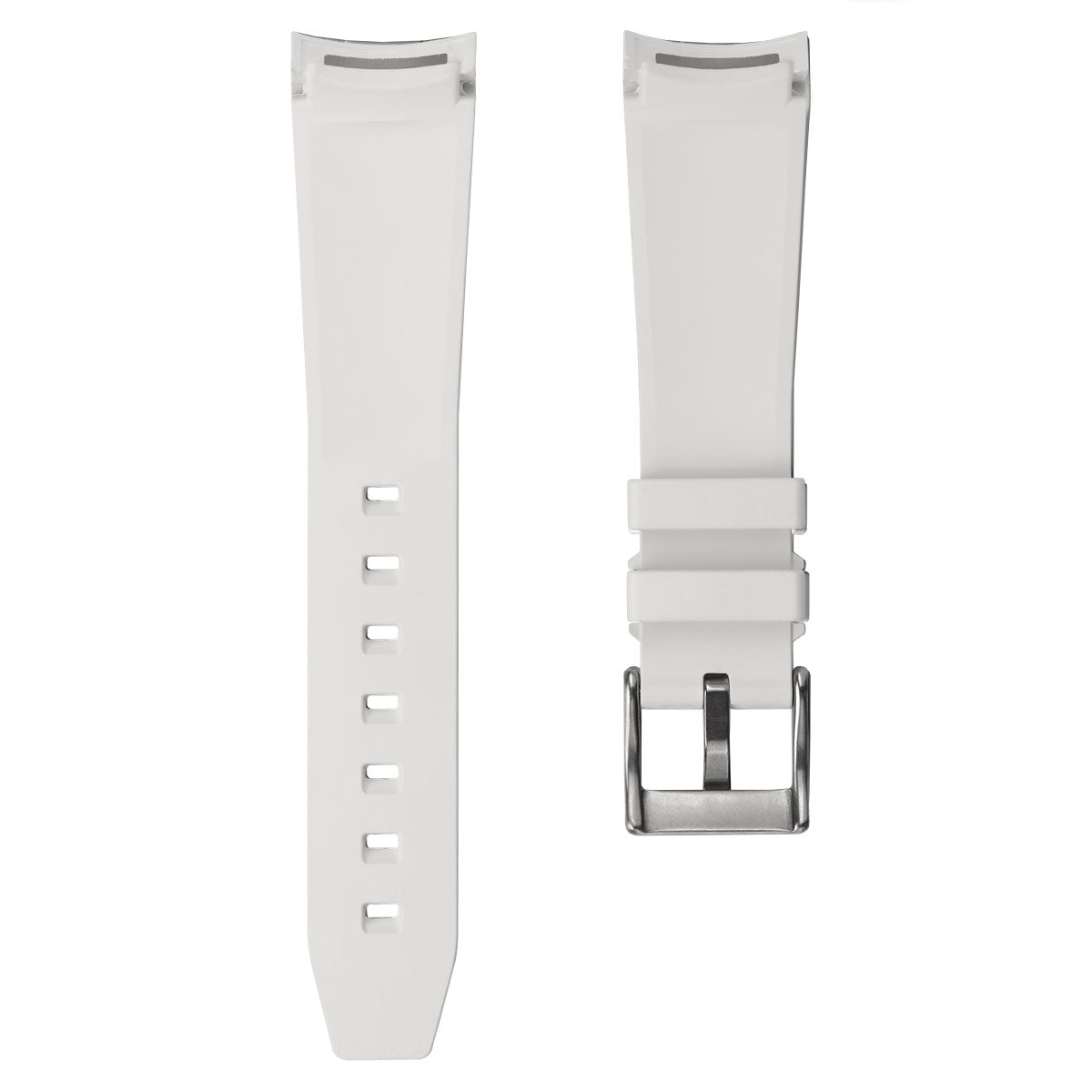 Kingsand Rubber Watch Strap - Frost White