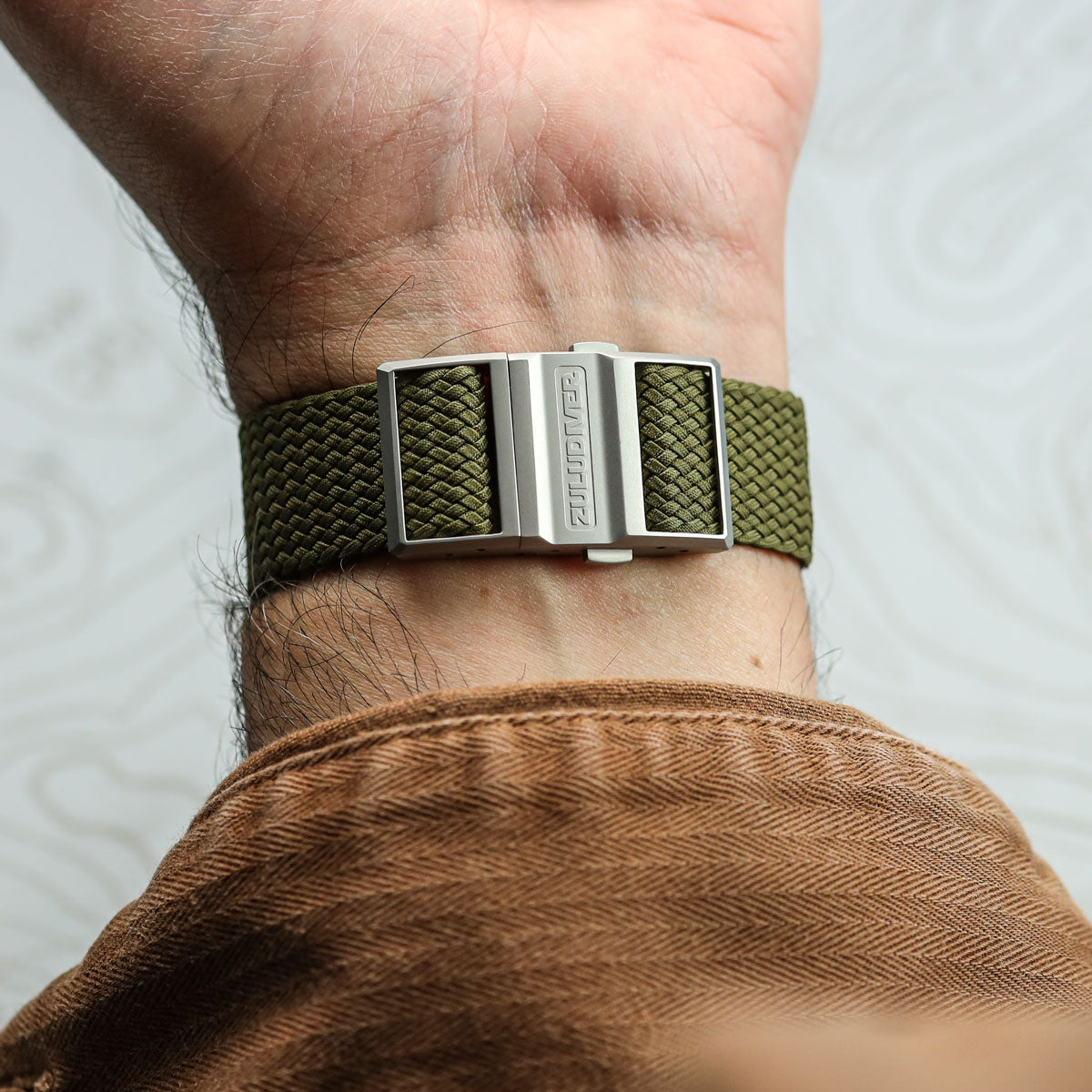ADDITIONAL - Perlon Nylon OctoPod Watch Strap - Army Green