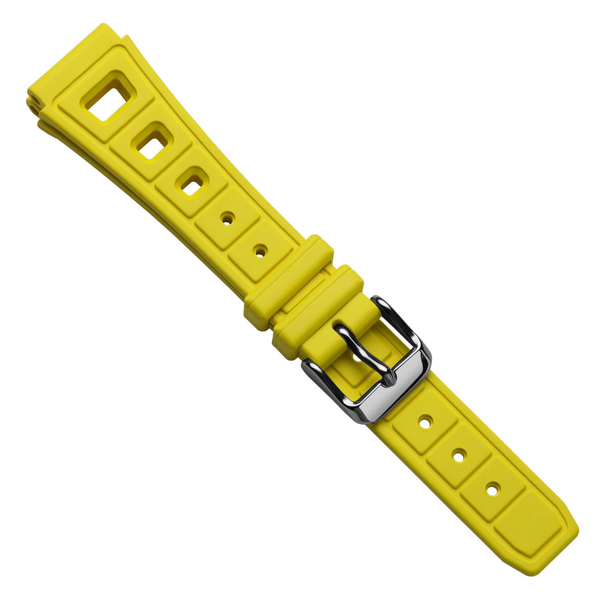  Sports 295 Vintage Rubber Watch Strap - Tuscan Yellow