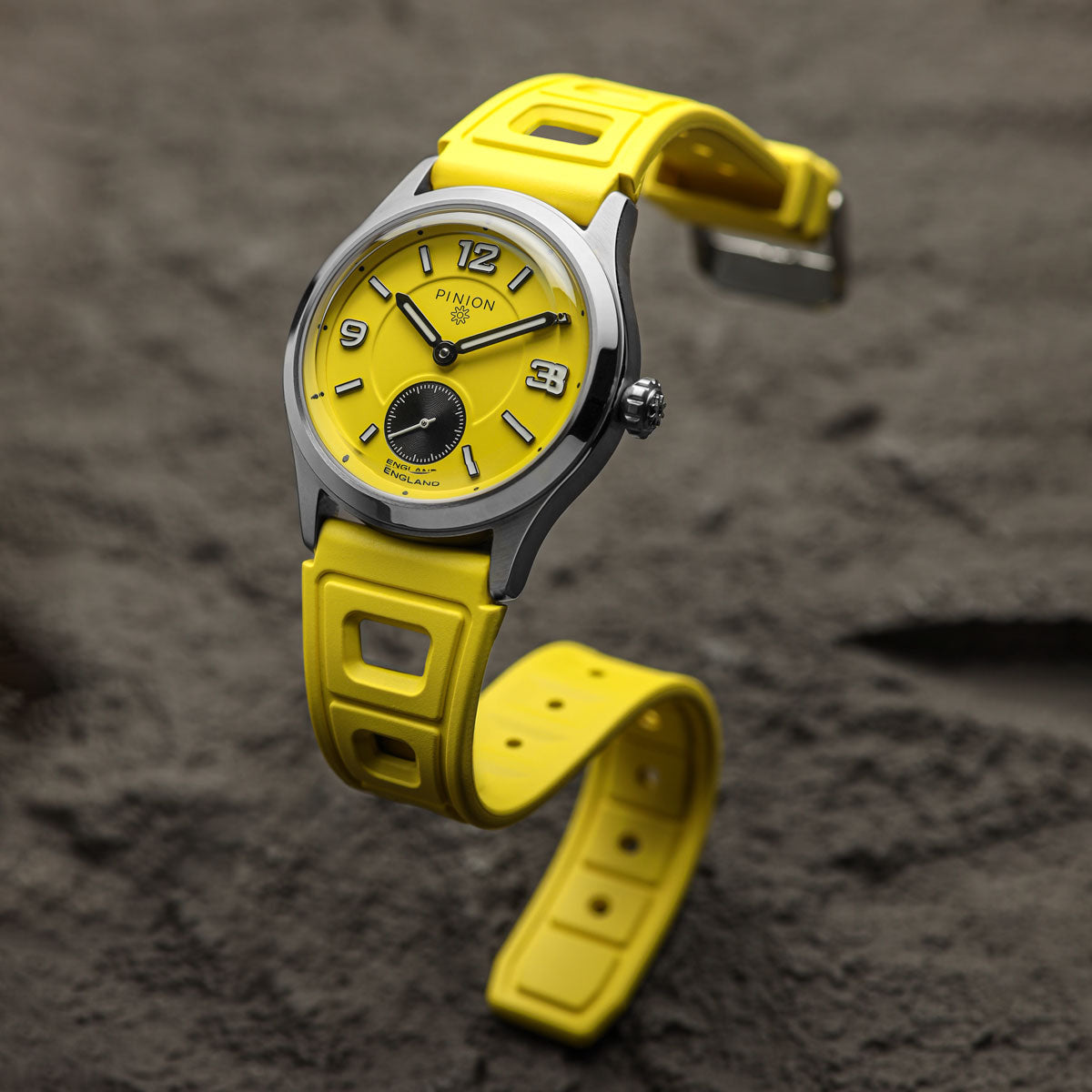 Sports 295 Vintage Rubber Watch Strap - Tuscan Yellow