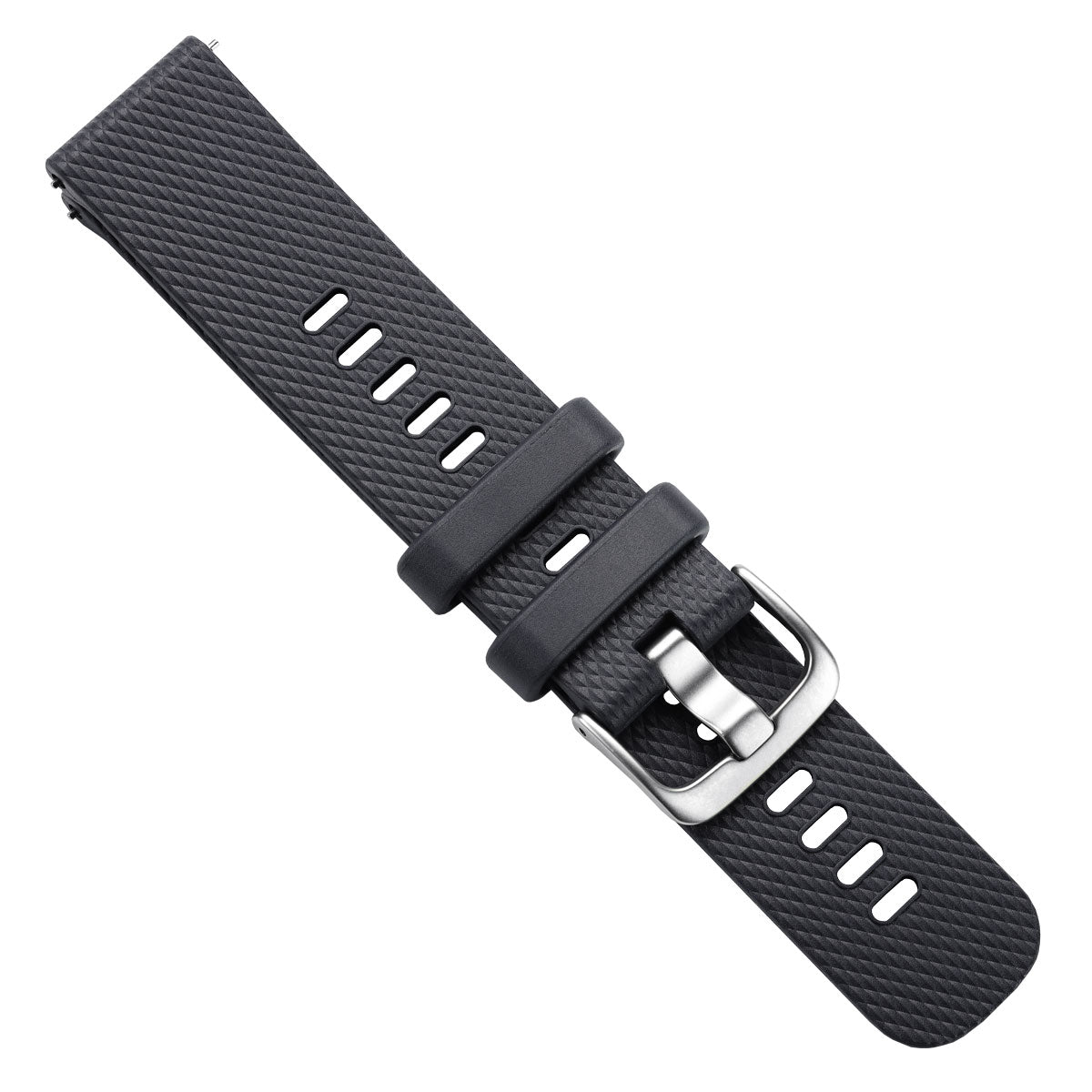 Summit 330 Italian Rubber Dive Watch Strap - Anthracite Grey