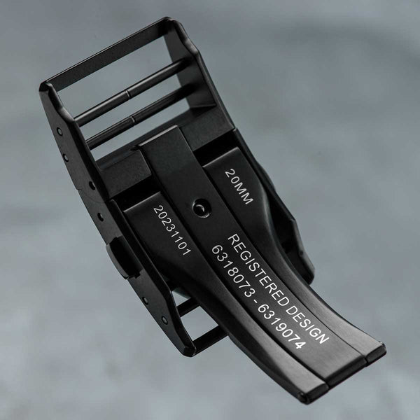 【THE MODS】35anniversaryピストルループタイ　ブラック OCTOPOD Titanium MK3 Buckle - Super Black - ZULUDIVER
