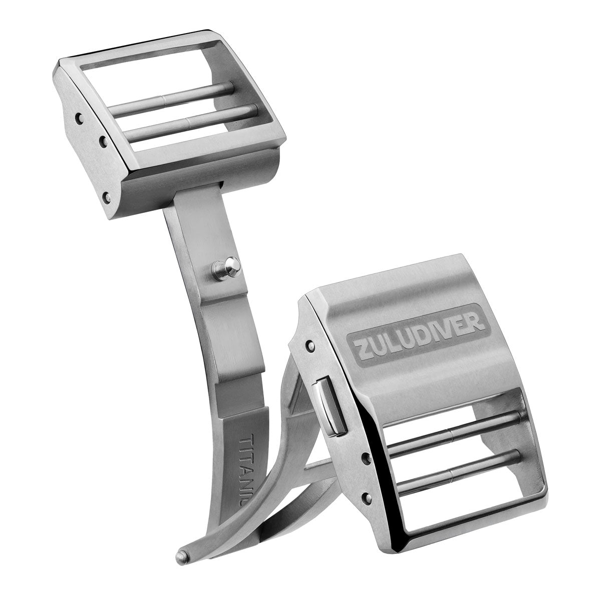 OCTOPOD Titanium MK3 Buckle - Brushed / Polished