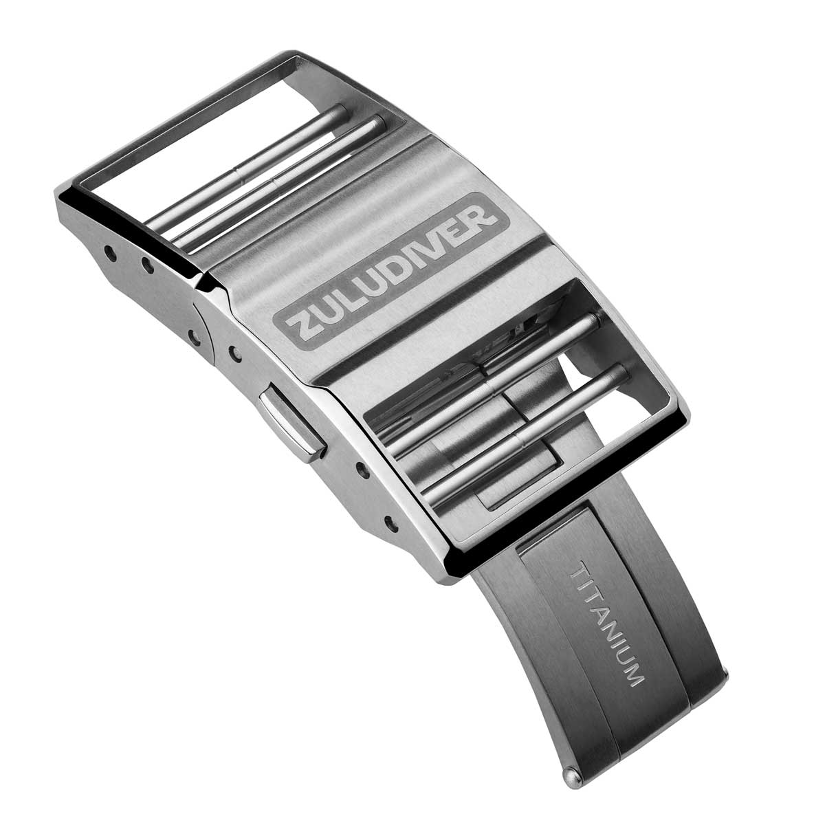 OCTOPOD Titanium MK3 Buckle - Brushed / Polished