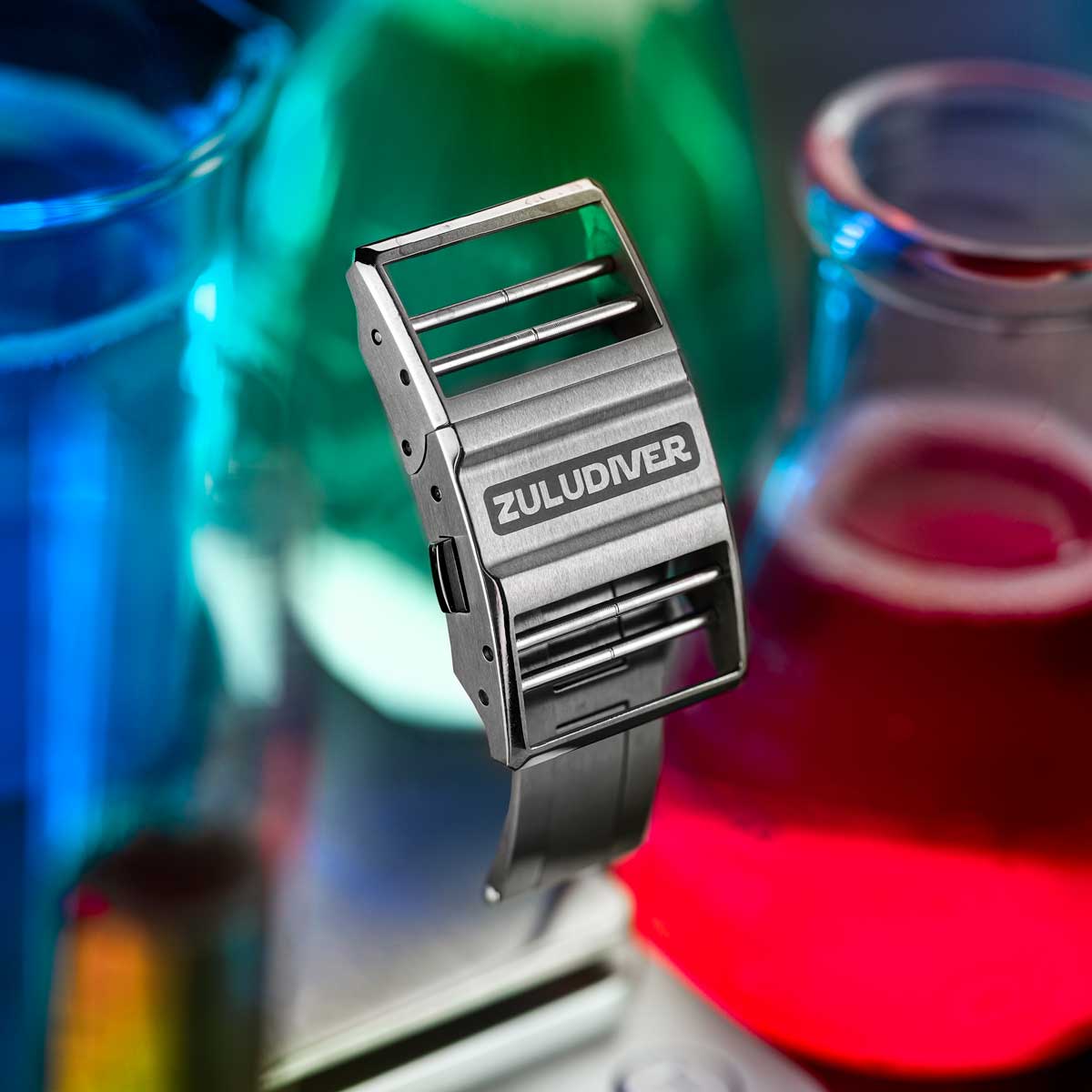 OCTOPOD Titanium MK3 Buckle - Brushed / Polished