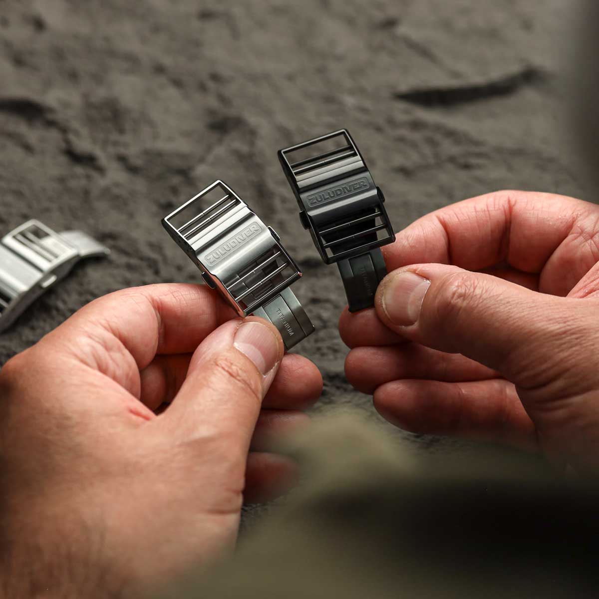 OCTOPOD Titanium MK3 Buckle - Brushed / Polished