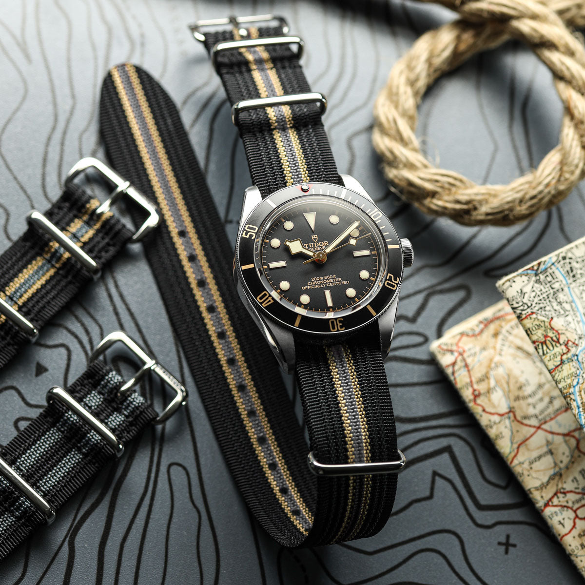 1973 British Military Watch Strap: HydraRib - THESEUS