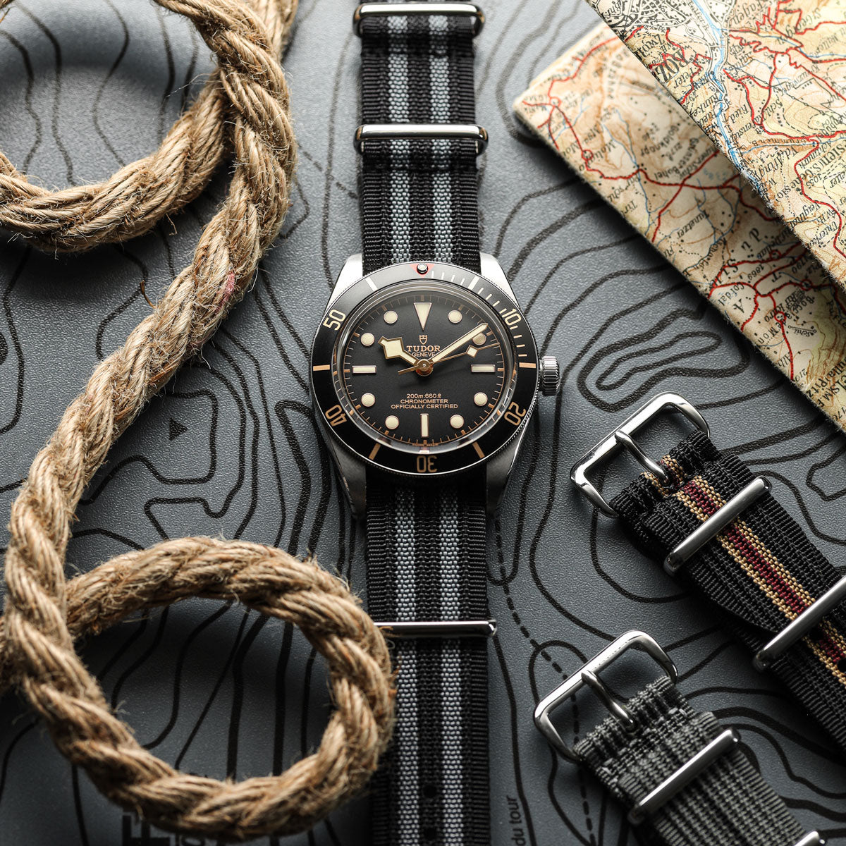 1973 British Military Watch Strap: HydraRib - AJAX