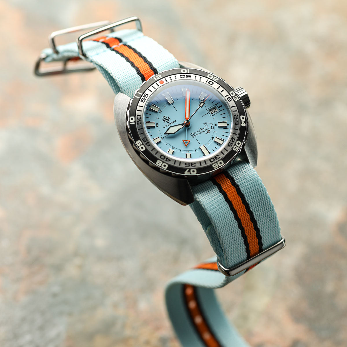 1973 British Military Watch Strap: APEX - Cherry Smoke