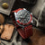 Oxford Ranger Military Leather Watch Strap - Vintage Red