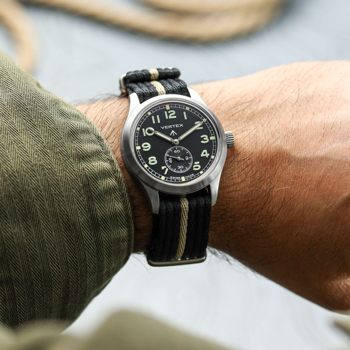 1973 Naval-Marine Fabric Watch Strap - Tactical Dune