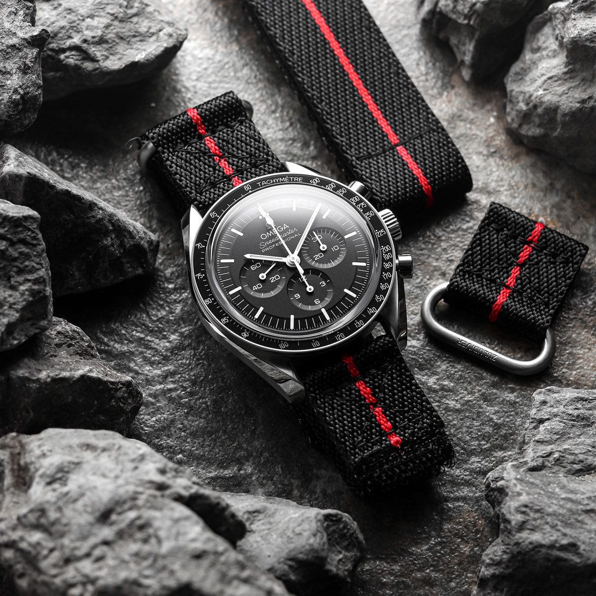 ZULUDIVER LUNAR Watch Strap - Redstone - additional image 1