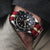 Heritage Military Nylon Watch Strap - Green, Red, Cream - additional image 2