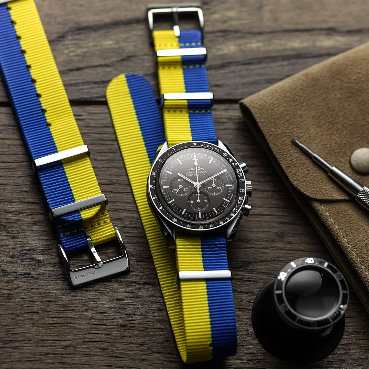 ZULUDIVER Classic Military Nylon Watch Strap - Ukraine - additional image 2