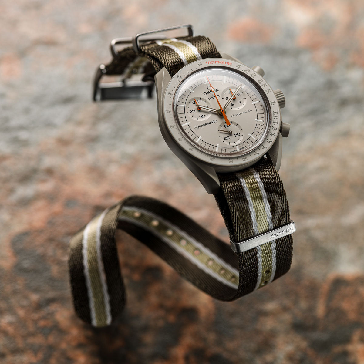 1973 British Military Watch Strap: SPACE-BOUND - Moon - additional image 3