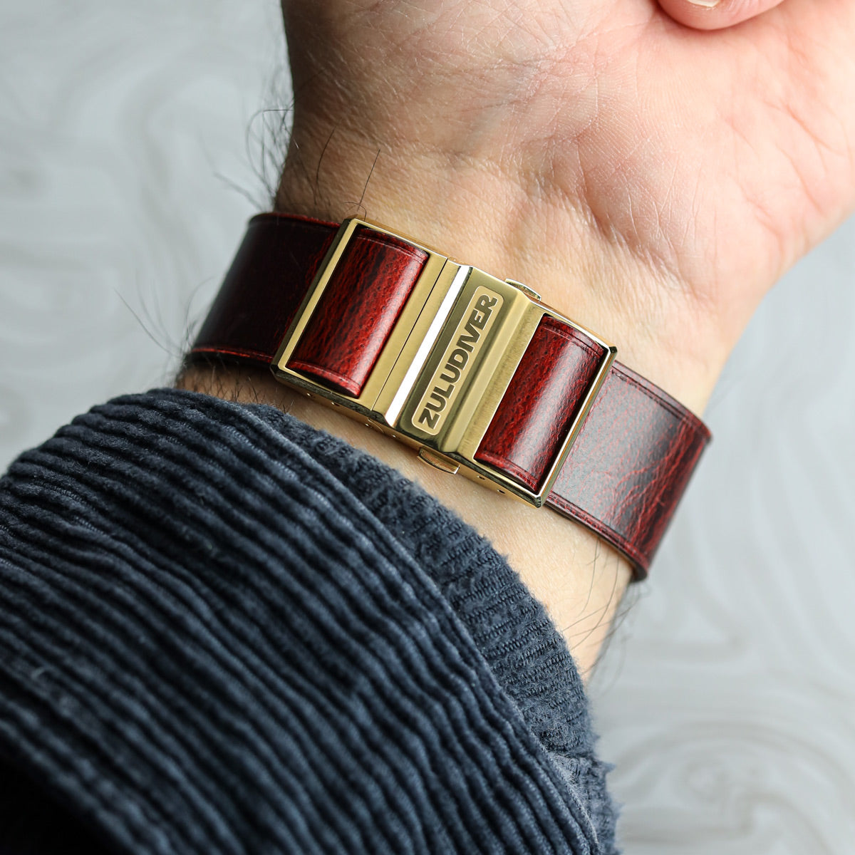 ADDITIONAL - Oxford Leather OctoPod Watch Strap - Vintage Green