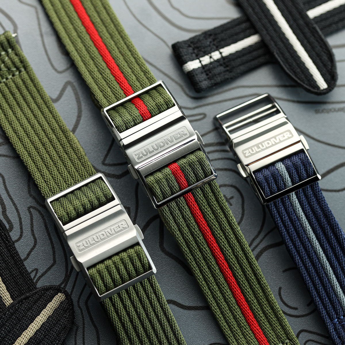 OCTOPOD 2-Piece Naval-Marine Watch Strap - Field Signal