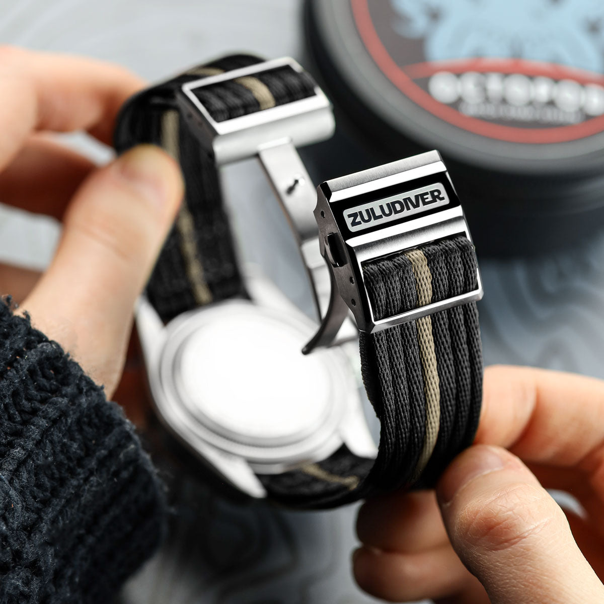 OCTOPOD 2-Piece Naval-Marine Watch Strap - Tactical Dune