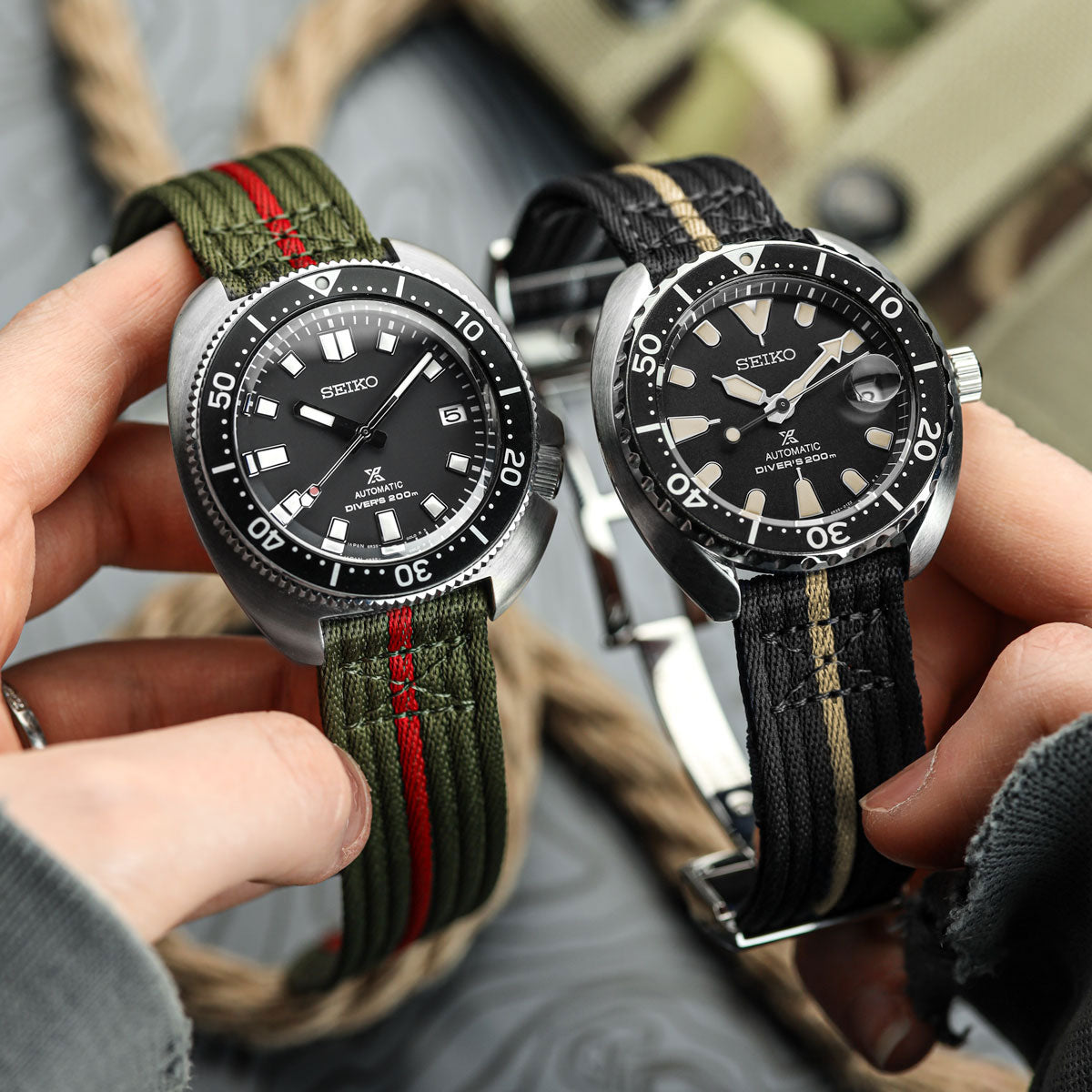 OCTOPOD 2-Piece Naval-Marine Watch Strap - Tactical Dune