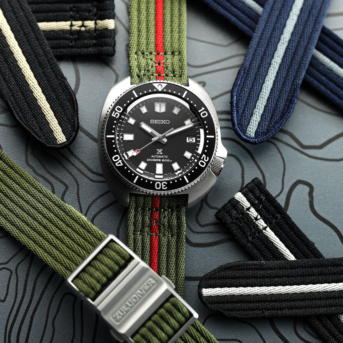 OCTOPOD 2-Piece Naval-Marine Watch Strap - Field Signal