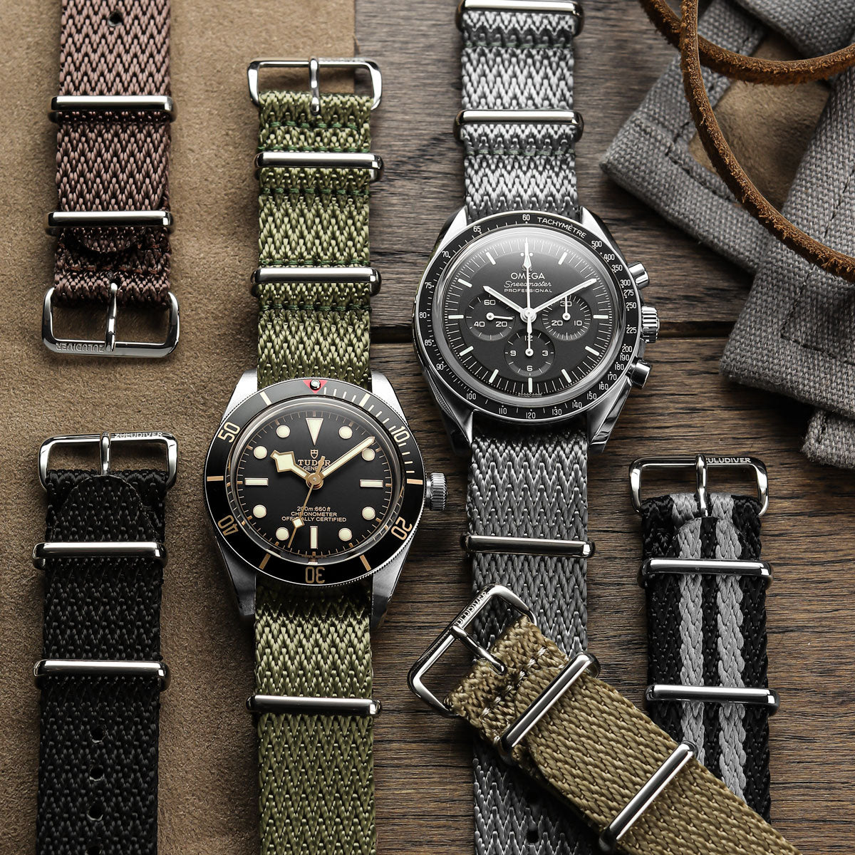 Shark Military Nylon Watch Strap - BLACKTIP - additional image 2