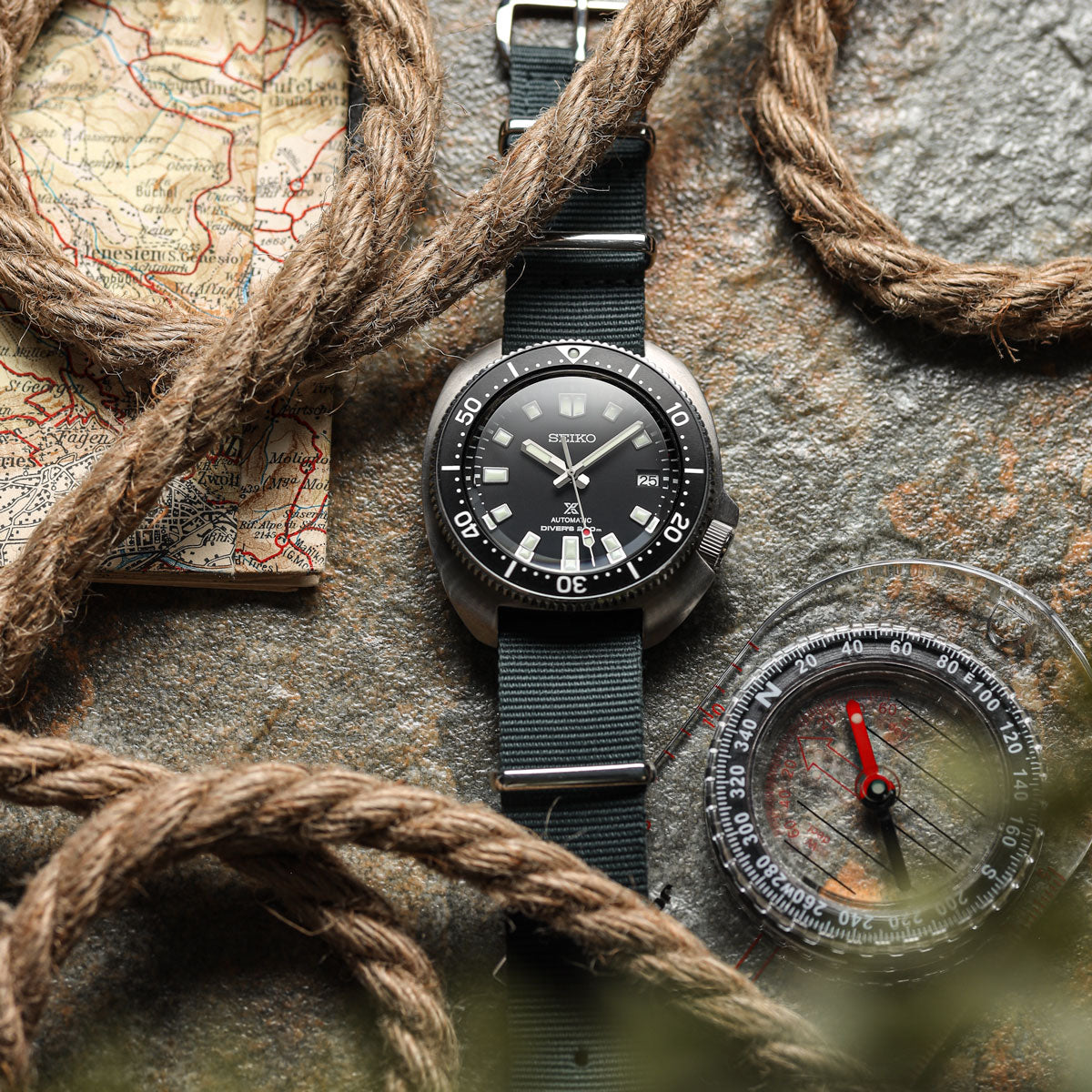 1973 British Military Watch Strap: CADET - Admiralty Grey, Polished - additional image 2