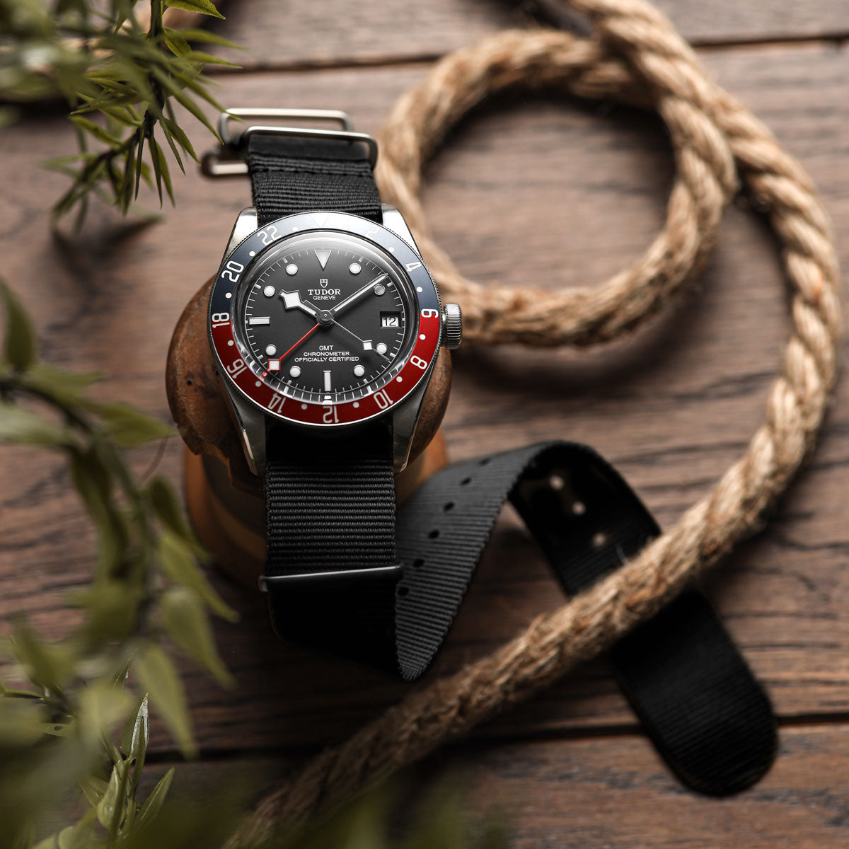 1973 British Military Watch Strap: CADET - Desert Sand, IP Black - additional image 4