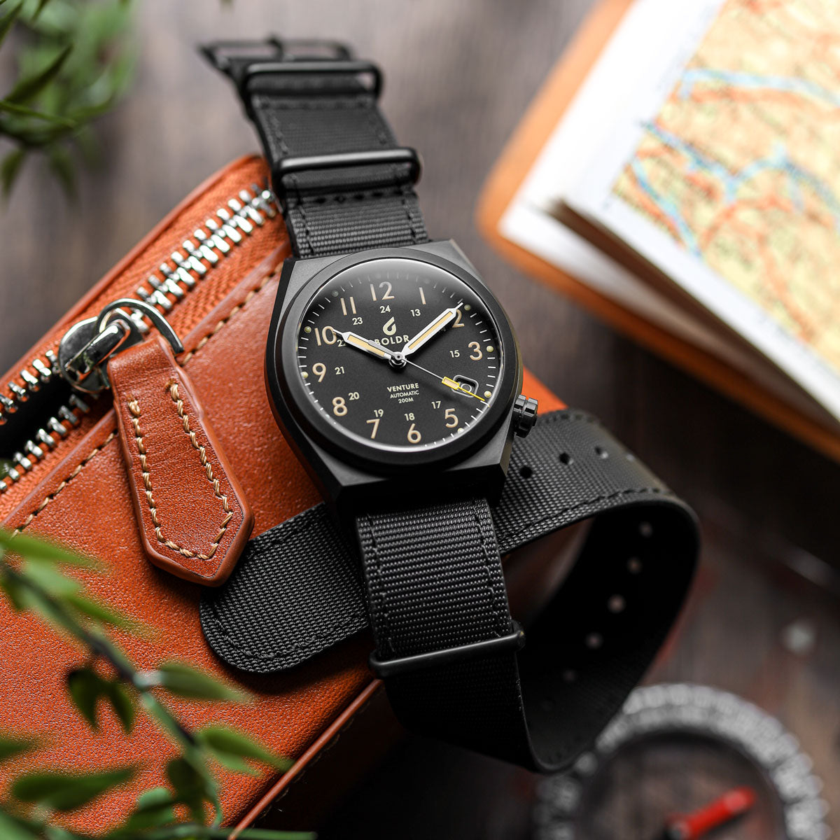 1973 British Military Watch Strap: TYPHOON Sailcloth - Polished - additional image 4
