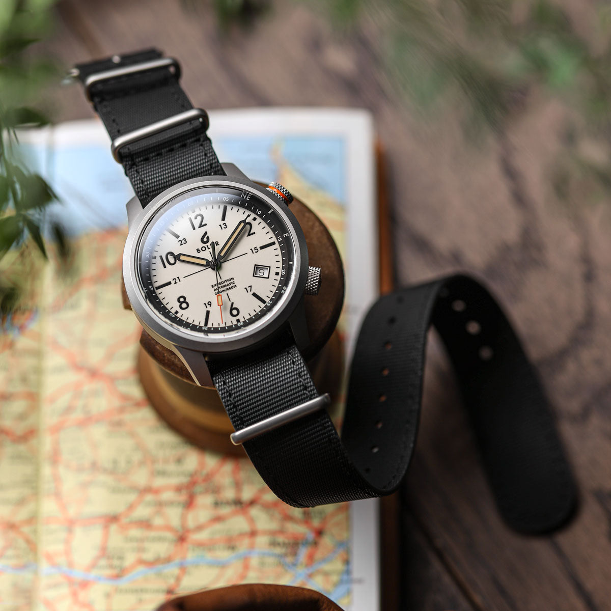 1973 British Military Watch Strap: TYPHOON Sailcloth - Polished - additional image 3