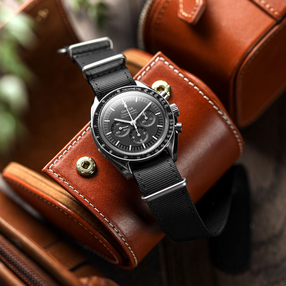 1973 British Military Watch Strap: TYPHOON Sailcloth - Polished - additional image 1
