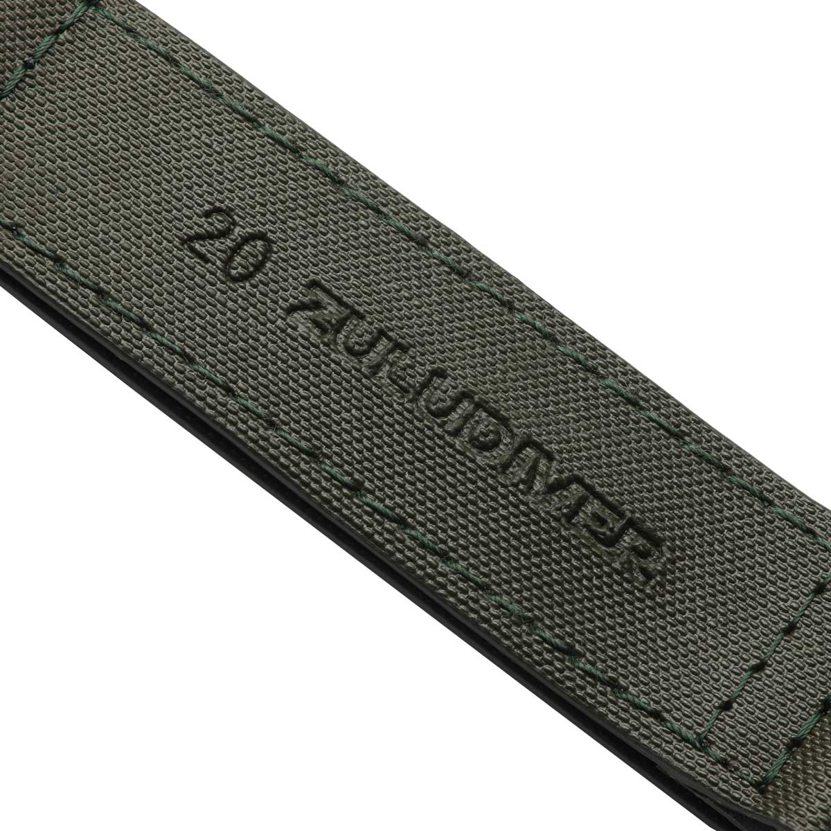 1973 British Military Cyclone Sailcloth Watch Strap - Kombu Green