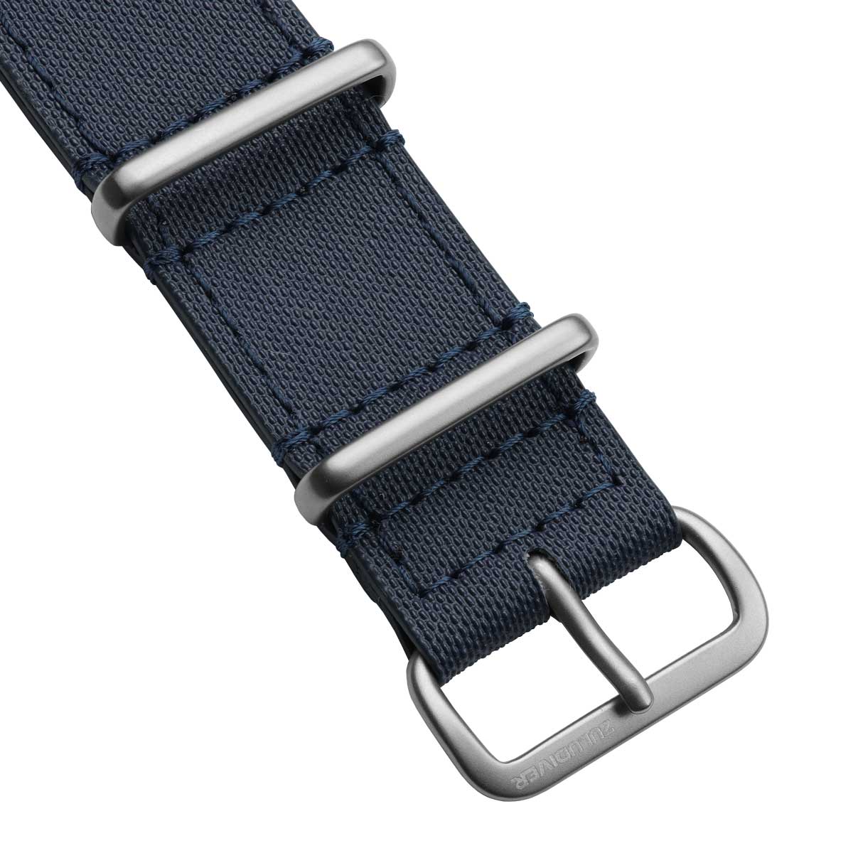 1973 British Military Cyclone Sailcloth Watch Strap - Ocean Blue