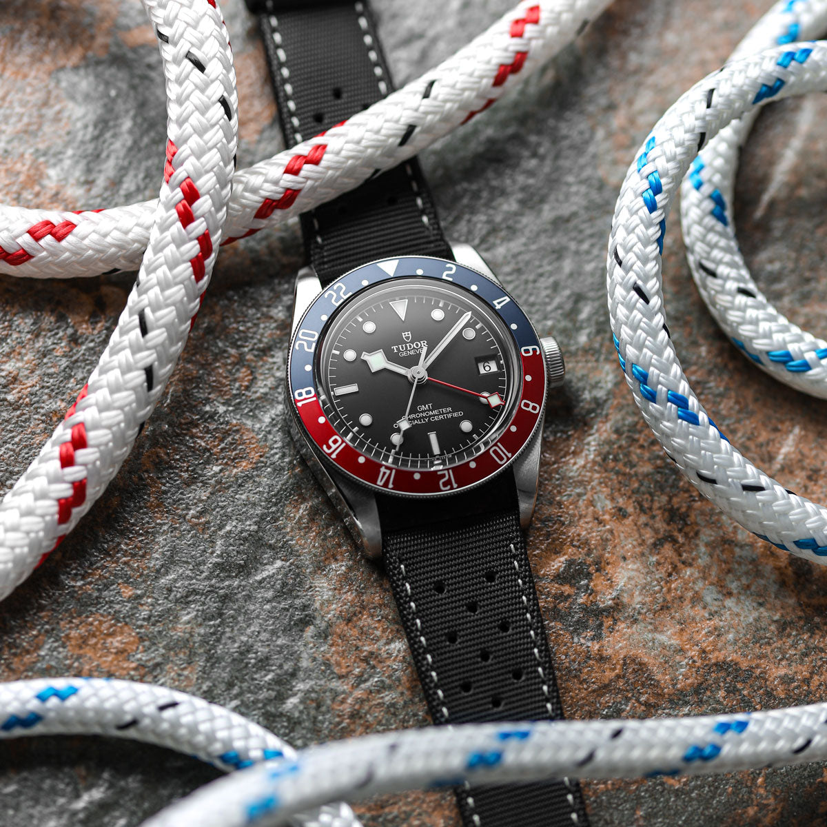 Mayday Navigator Sailcloth Divers Watch Strap - Shell