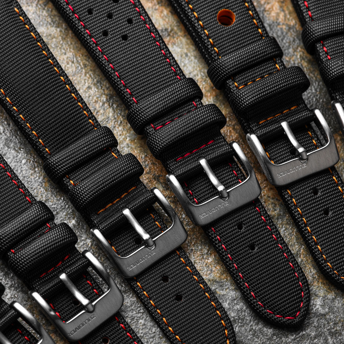Mayday Navigator Sailcloth Divers Watch Strap - Sunset - additional image 4