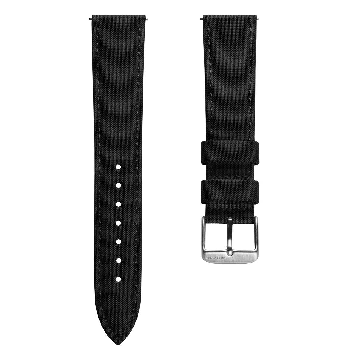 SEAQUAL® Eco-Friendly Watch Strap - Black - ZULUDIVER