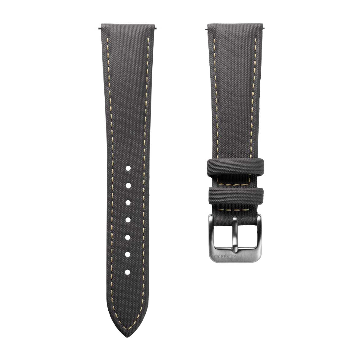 Mayday Regatta Sailcloth Divers Watch Strap - Storm Grey