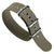 1973 British Military Watch Strap: WARRIOR CANVAS - Army Green