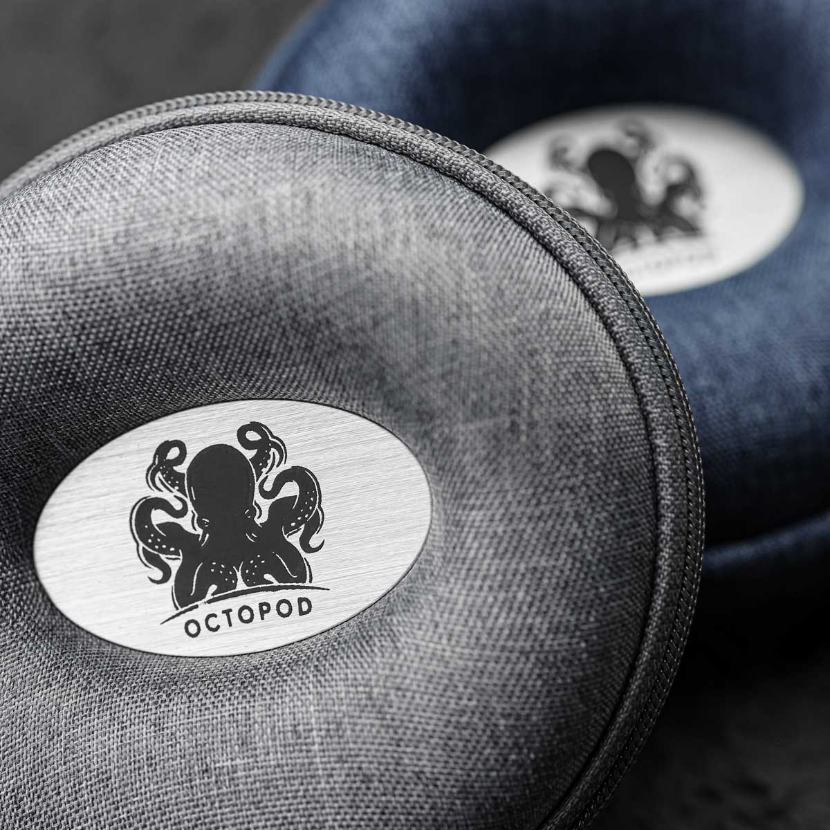 OCTOPOD Zip Up Doughnut Watch Case - Slate Grey