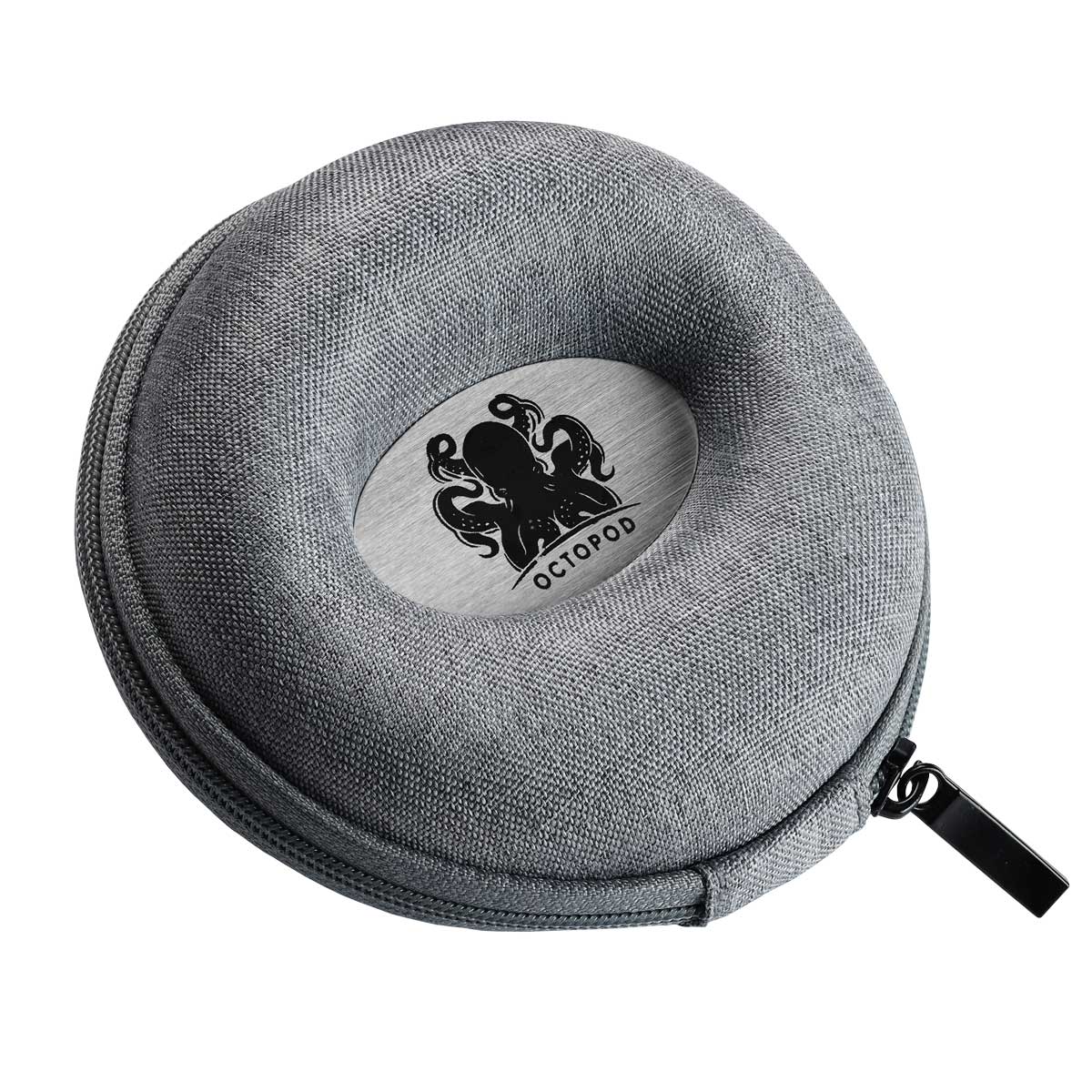 OCTOPOD Zip Up Doughnut Watch Case - Slate Grey