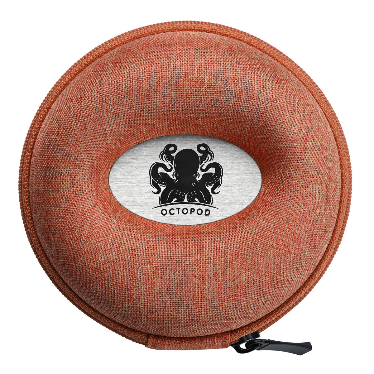 Zip-Up Doughnut Watch Case - Burnt Orange