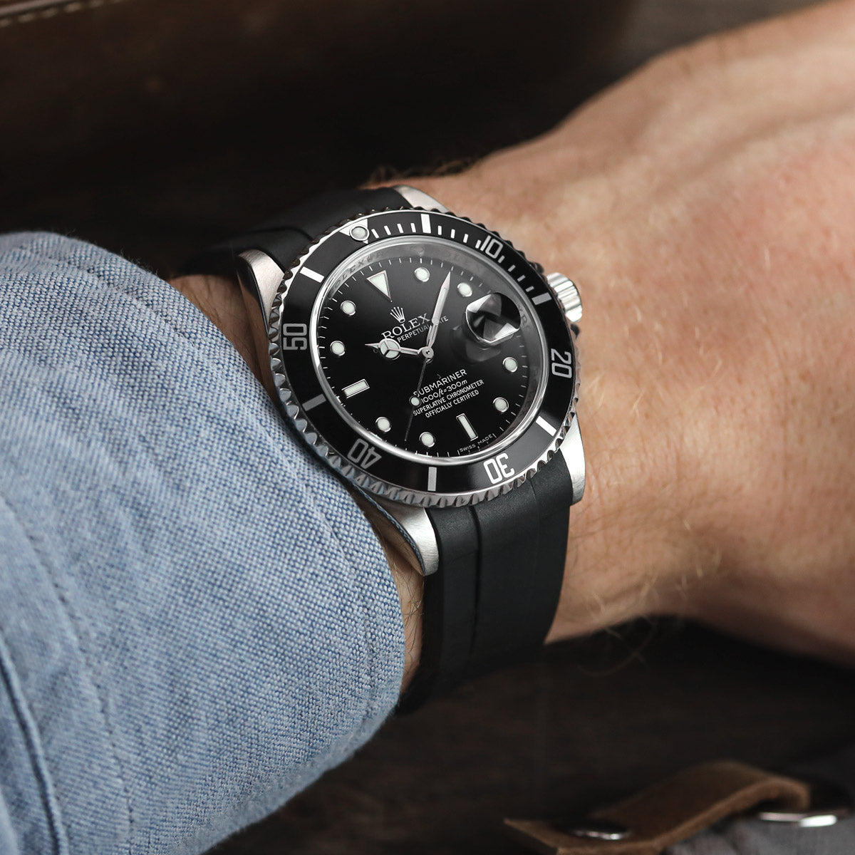 Kingsand ZULUDIVER Curved End Rubber Watch Strap (MKII) - additional image 1