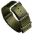 1973 British Military Watch Strap: ARMOURED - Army Green, Polished